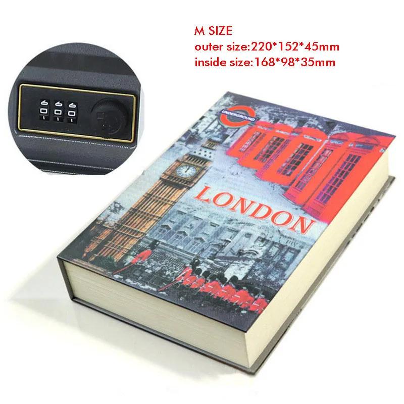 Домашний сейф высокого качества секретная книга скрытый сейф сейф копилка монет копилка денежный ящик металл сталь моделирование классические книги