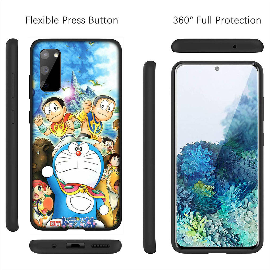Чехол для iPhone 16 15 Xiaomi Redmi Note 14 13 12 11 Pro Max X 8 9 16e Samsung Galaxy S25 S24 S23 Moto G85 G24 OPPO Huawei Аниме Дораэмон Чехол для телефона
