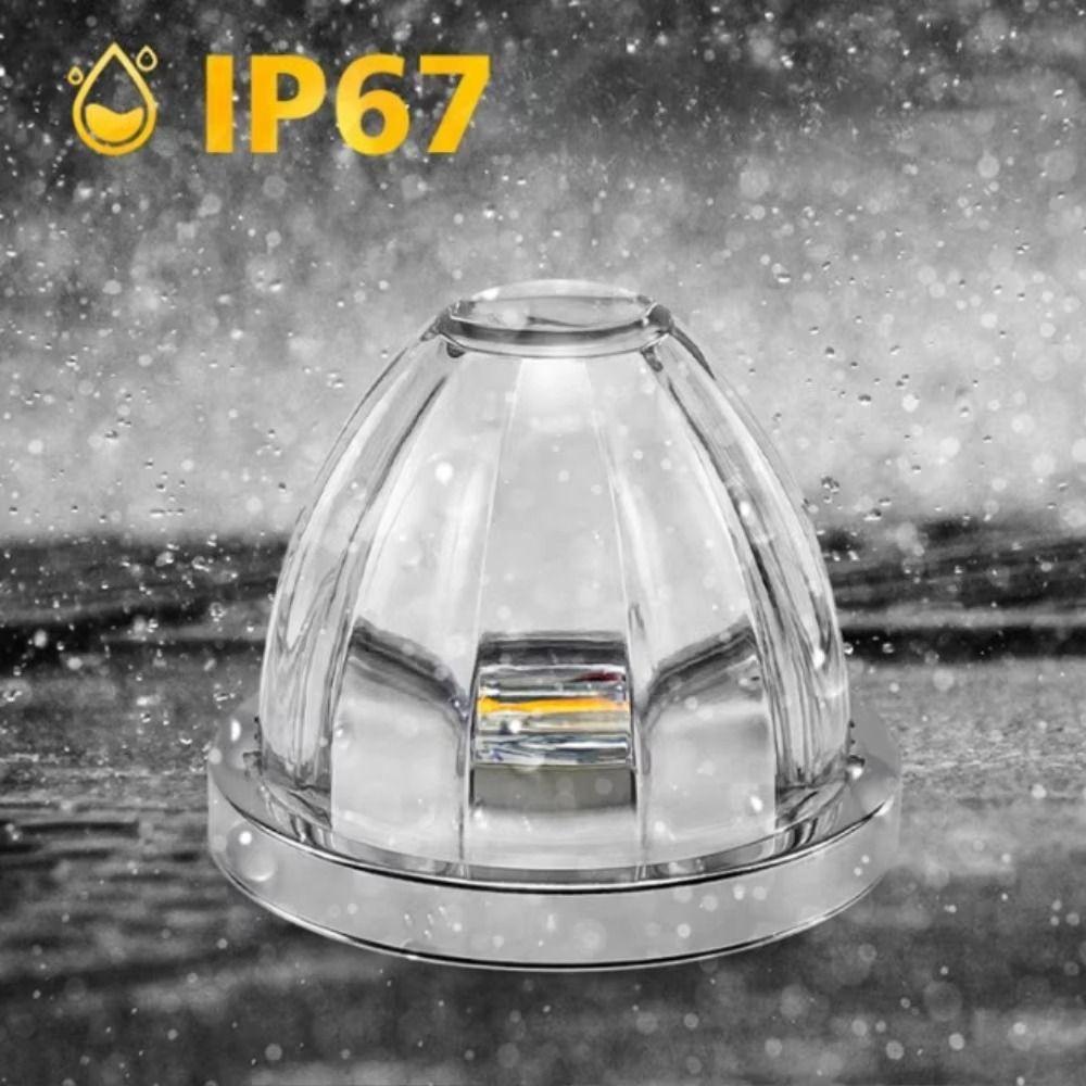 Waterproof Rear Brake Stop Light Universal Clearance Lamp Turn Clearance Warning Lamp Cars