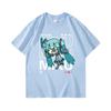 The Future of Junior Musicians Surrounding Hatsune Miku Printed Unisexs and Unisexs Loose Casual New Cotton Casual Tshirt
