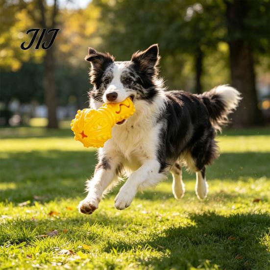 Mental Stimulation Dog Toys Mushroom Treat Dispenser Toy, Rubber Chew Anxiety Relief for Puppies Interactive Teeth Cleaning Toy Aggressive Chewers,