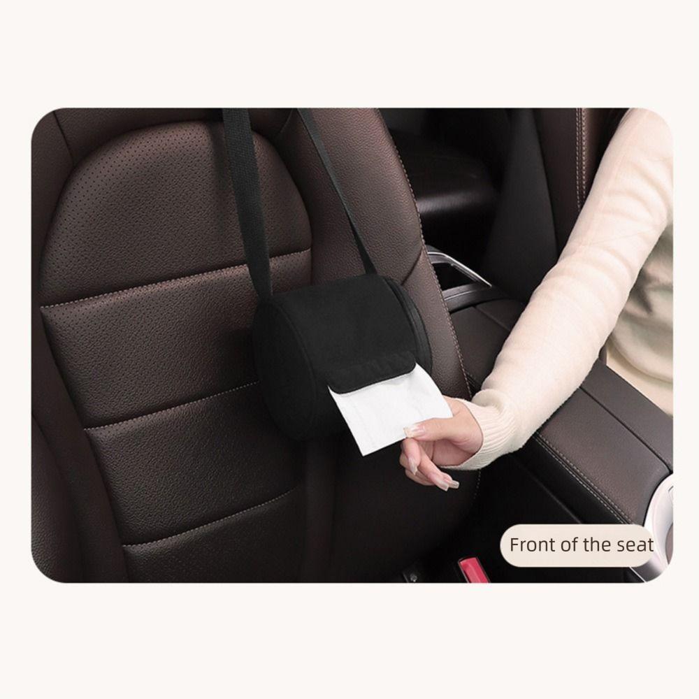 With Strap Hanging Tissue Bag Hanging Portable Napkin Box Soft Toilet Paper Cover Home