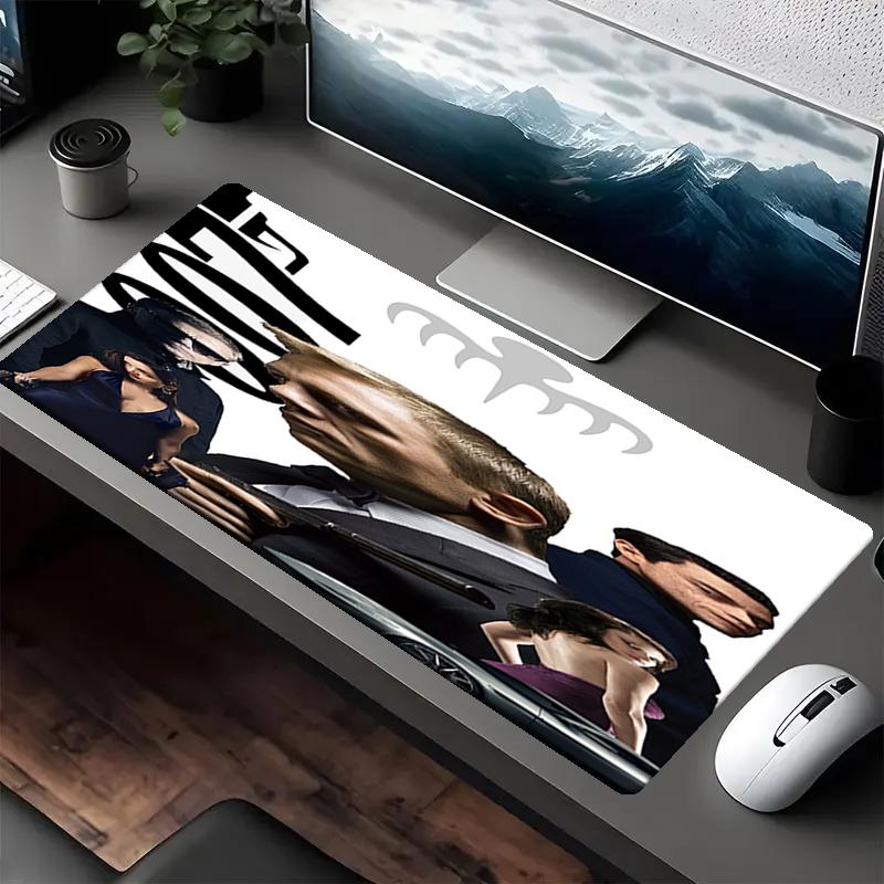 007 James Bond Theme Mouse Pad, Non Slip Rubber Base, Multifunctional Office & Home Decor, Perfect for Workspace Personalization.