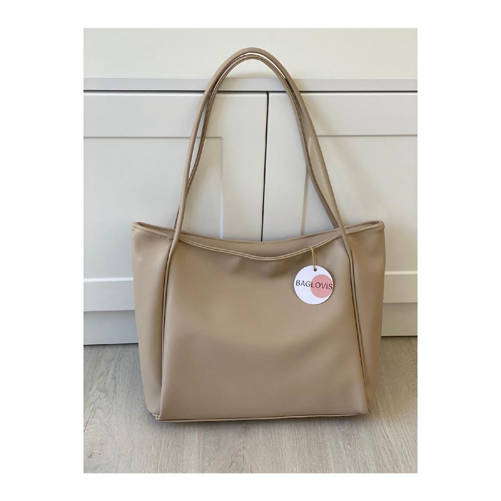 Large Size Soft Leather Women's Bag