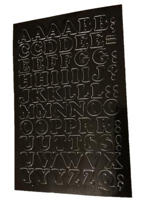 Self-adhesive Foil Letters 1 Black