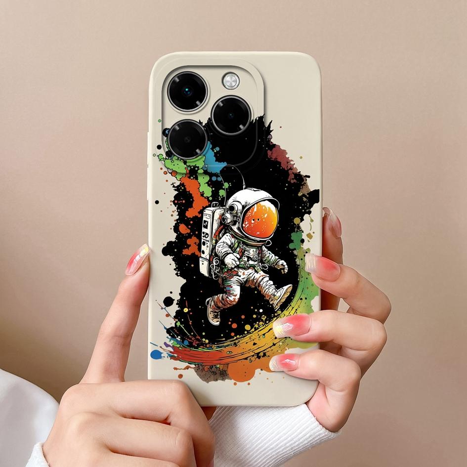 Корпус для Infinix Hot 50 Pro Plus 50i Note 40X Smart 9 Zero 40 4G 5G Мягкий чехол с небольшим цветочным узором Силиконовый прочный противоскользящий чехол для Infinix Новый чехол