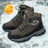 Winter Outdoor Waterproof Men Boots Russian Style Ankle Boots for Men Snow Boots Plus Size 40- 48