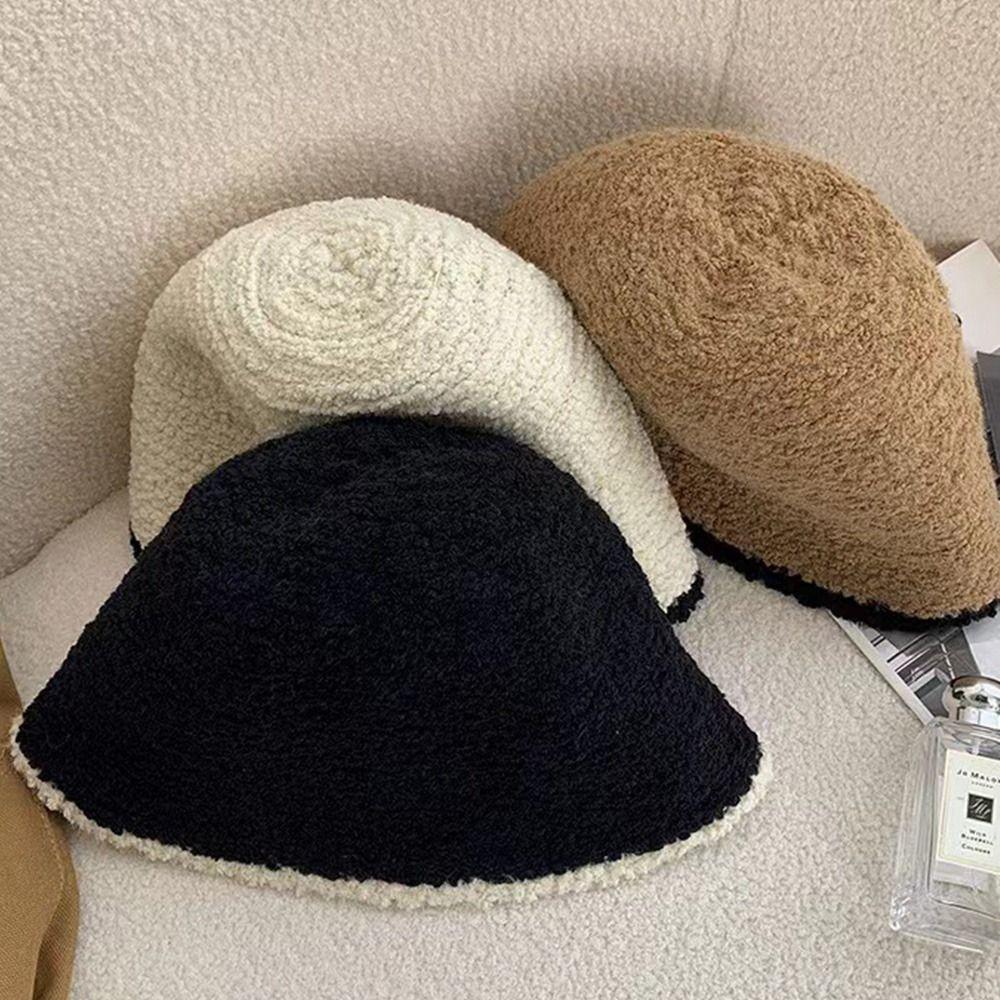 Милая женская мягкая эластичная контрастная кружевная шляпа-панама, вязаная шапка, шляпа-ведро, толстая теплая