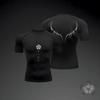 Мужская компрессионная рубашка Anime Sport Quick Dry Gym t Shirts Fitness Athletic Undershirts Elasticity y2k Tops Tee Summer Autumn Male