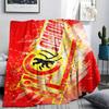 Union Berlin logo Printed Flannel Blanket, soft throw for bedroom sofa, washable, fan merchandise, great gift.