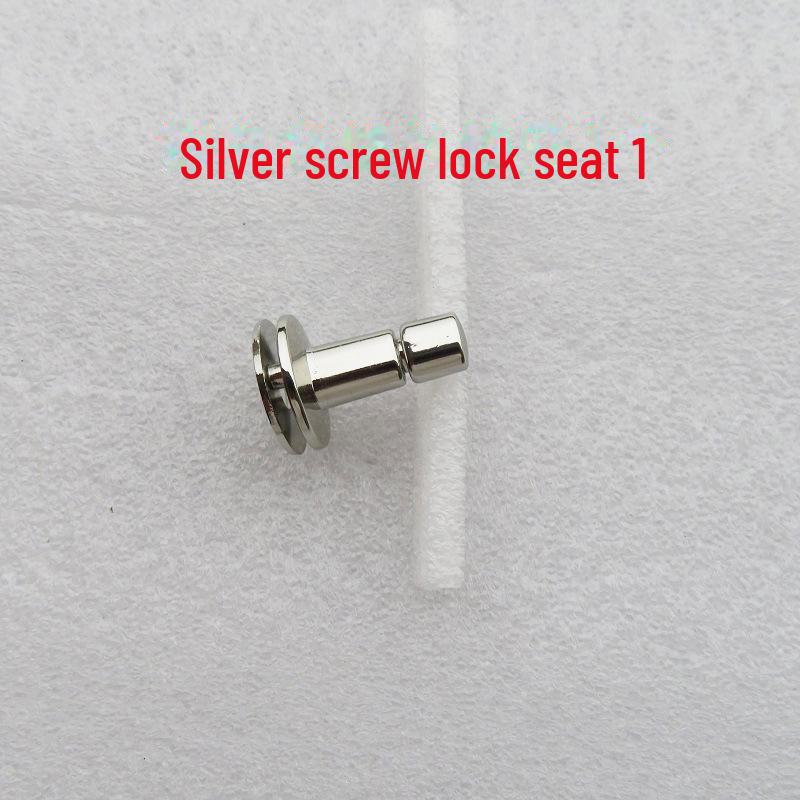 Diamond-Shaped Black Crossbody & Shoulder Bag with Gold/Silver Gilded Twist Lock Hardware