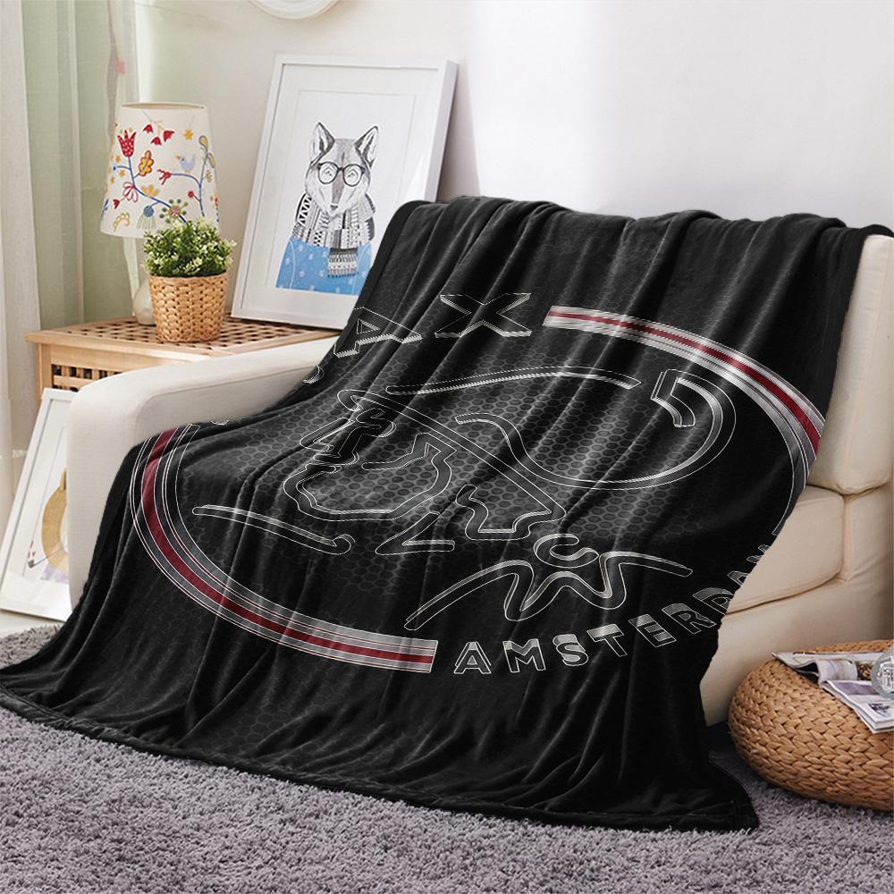 AFC Ajax FlAannel Blanket, High quality Comfortable for All Seasons, Home Decor, Warmth and Comfort
