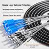 Outdoor Armored Single-Mode SC-FC Fiber Optic Cable