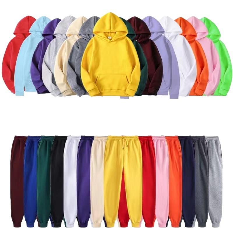 2026 Oversized Unisex Hooded Sweatshirt Thick Fleece Lined Warm Casual Pullover