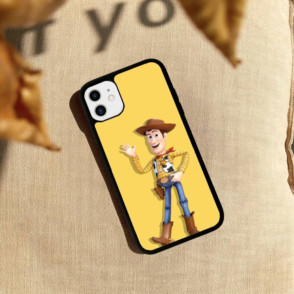 T-Toy S-Story Woody Alien For iPhone 17 16 Pro Max Air 15 14 13 12 Mini Plus 11 Hard PC+TPU Phone Back Cover