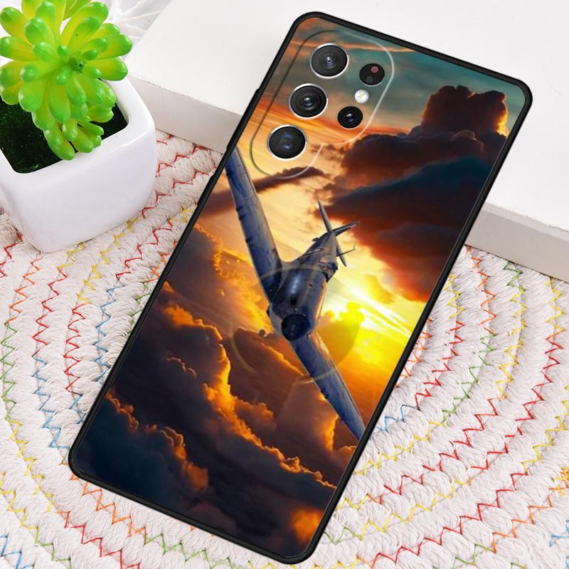 Чехол для телефона 'Истребитель в небе' для Samsung Galaxy note 10 pro S26 Ultra S23 S24 FE S25 S21 S22 PLUS ударопрочный