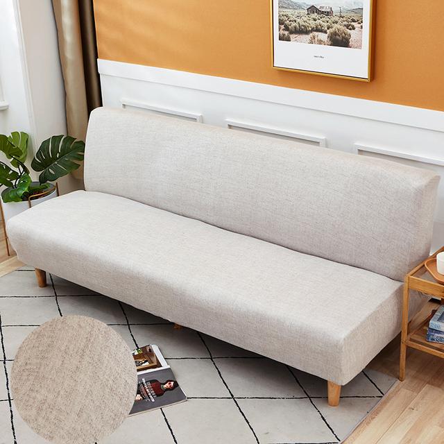 Складной чехол для дивана-кровати, чехлы для диванов, спандекс, эластичный эластичный материал, двойной чехол для сиденья, чехлы для гостиной, геометрический принт