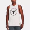 Under Armour Charged Cotton Training Dry Fit Sleeveless T-Shirt Men Tops White 1361623-112