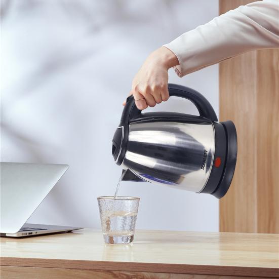 Электрический чайник 2 л, подогреватель воды для быстрого кипячения с функцией автоматического отключения, защита от высыхания, чайник из нержавеющей стали, бойлер