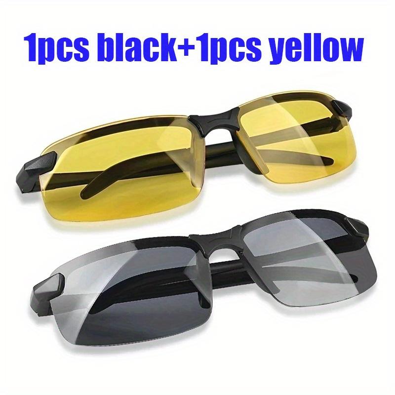 1/2/4/8Pcs Night Vision Men Women Sunglasses Day Night Driving Eyewear Outdoor Sports PC Frame Women Fashion Sun Glasses