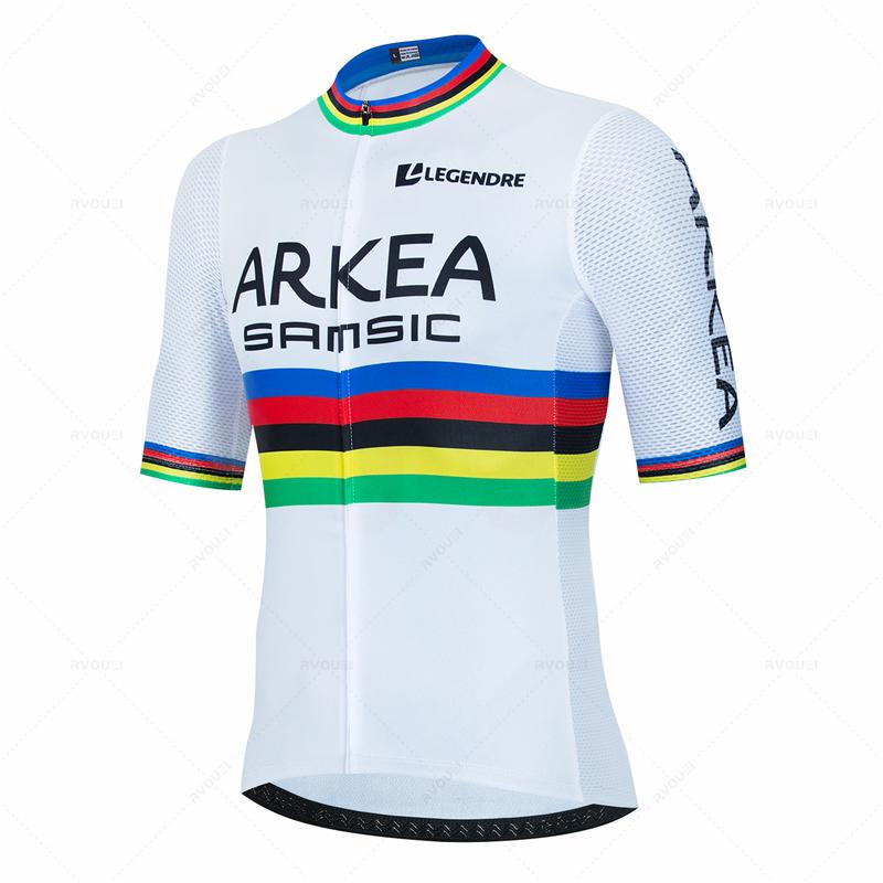 Дышащий летний велосипедный костюм Arkea-Pro Team для мужчин 2026 года, летняя велосипедная одежда, дышащая мужская одежда для МТБ, спортивный костюм