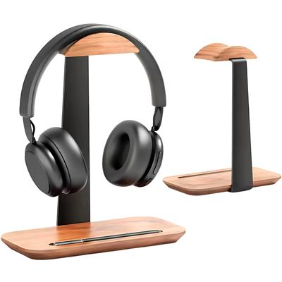 Настольная подставка для наушников Mellbo Headphone Headphone Storage Sophisticated Efficient Desk Scandinavian Walnut Curved Stable 26 xx cm Stand, Stand, Hanger, Space, Space, Design,