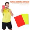 PVC Soccer Referee Cards Red Yellow Football Football Match Training Referee Tool Warning and Ejection Card Football Supplies