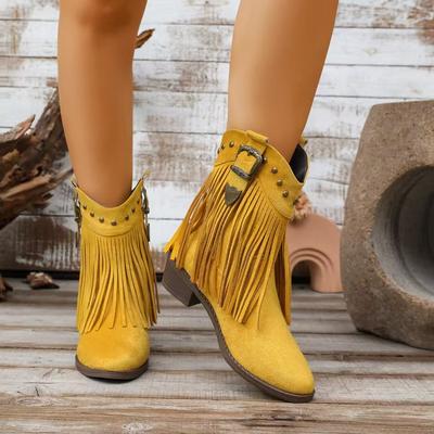 Модные новые женские короткие ботинки, металлическая пряжка, нескользящие, износостойкие, на блочном каблуке, толстый каблук, женские замшевые ботильоны