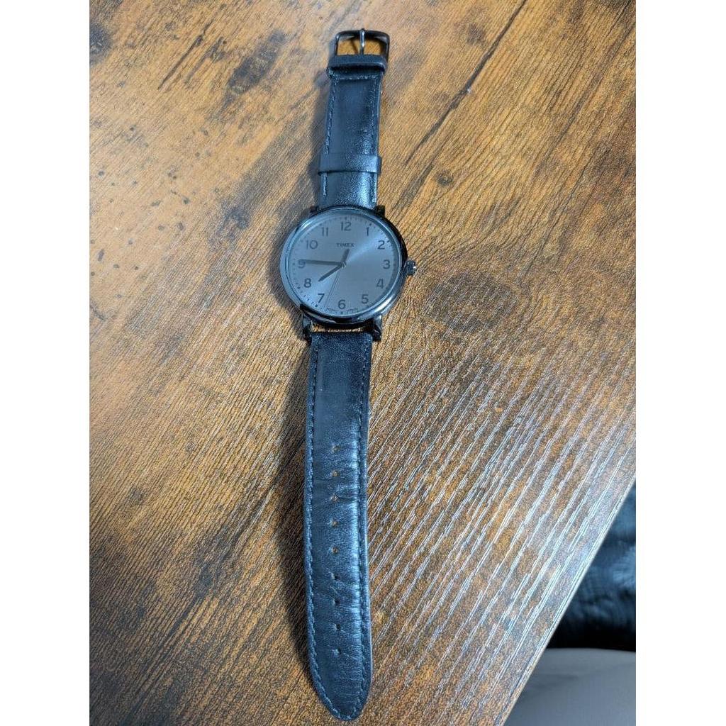 Б/у часы TIMEX Черные Кварцевые Аналоговые