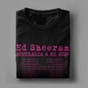Футболка с принтом Ed Sheeran для мужчин и женщин Хлопковая одежда