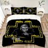 3pcs Rammstein Merchandise Comforter Set - Four Seasons Home High,Machine Washable Bedspread with Pillowcases (No Filling) yy250909023