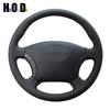 Искусственная кожа Сделай сам Черный Ручная строчка Чехол на руль автомобиля Для Great Wall Haval Hover H3 H5 Wingle 3 Wingle 5