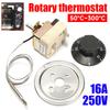 Термостат 16А 50-300℃/30-110℃ Градусов Цельсия Ручка-переключатель DIY Мини-регулятор температуры НО НЗ для электропечей, нагревателей