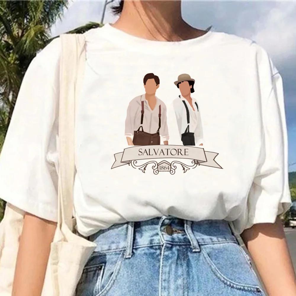 The Vampire Diaries T Shirt Women Graphic Tee Girl Funny Unisexga Comic Clothes