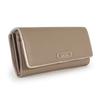 Длинный кошелек Alpha Cubic со съемной картой, большой, бежевый, женский, вместительный, высококачественный внешний вид,