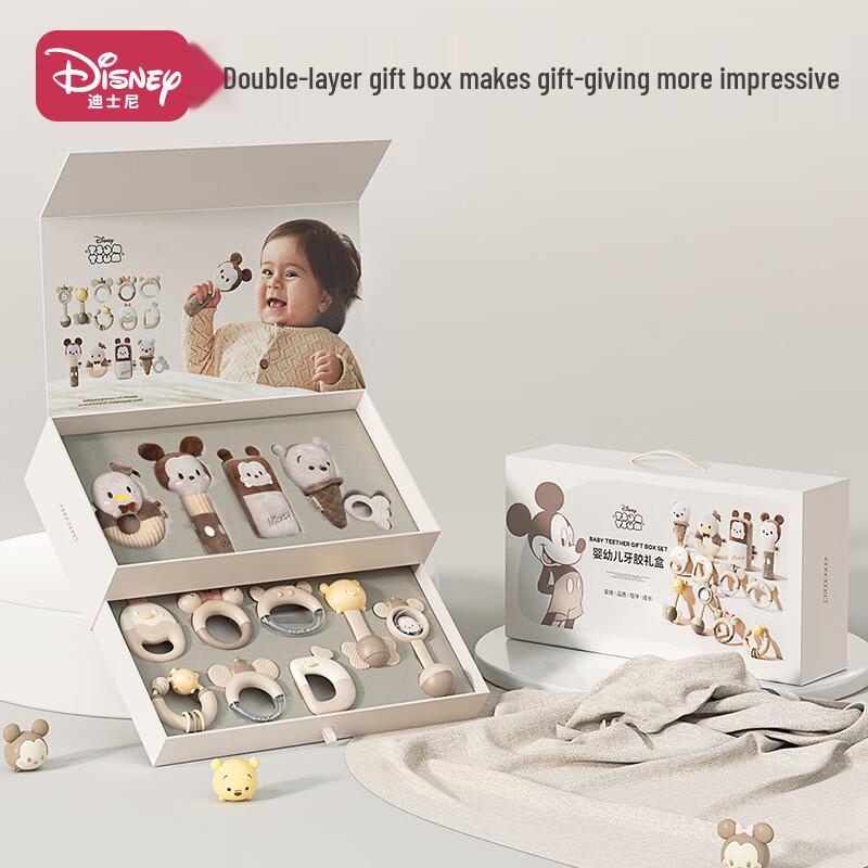 Подарочный набор прорезыватель и погремушка Disney Baby