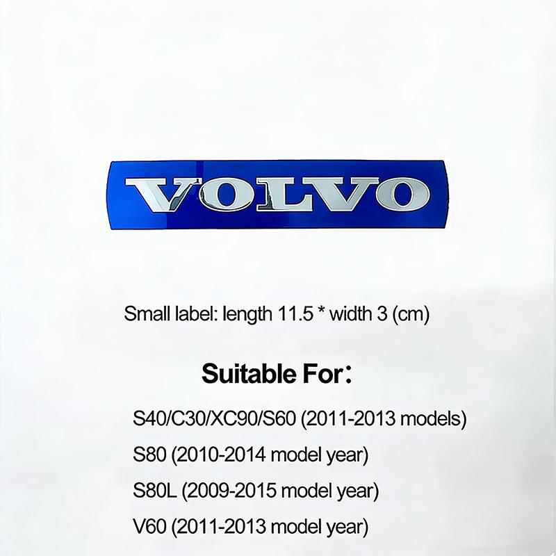 Наклейка на решетку радиатора и руль с логотипом для автомобилей Volvo Rdesign Polestar AWD V50 S60 XC60 S40 XC40 XC90