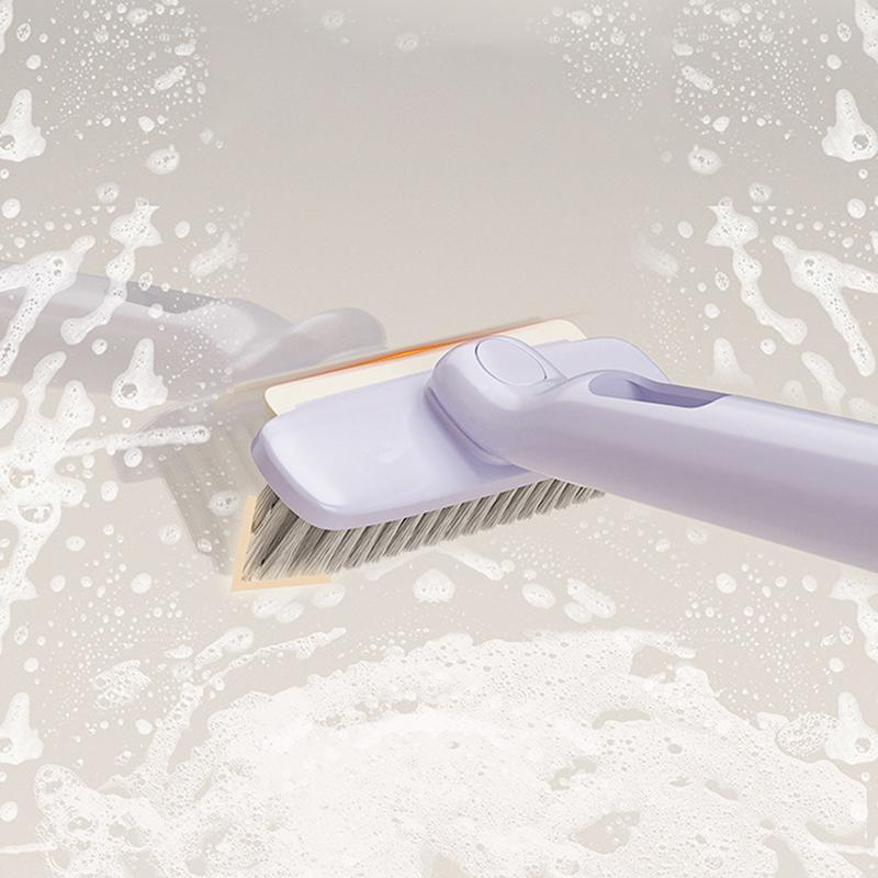 Многоцелевая щетка для чистки швов плитки в ванной, вращающиеся щетинки для узких щелей, с тупым концом, сильная щетина, чистящие средства