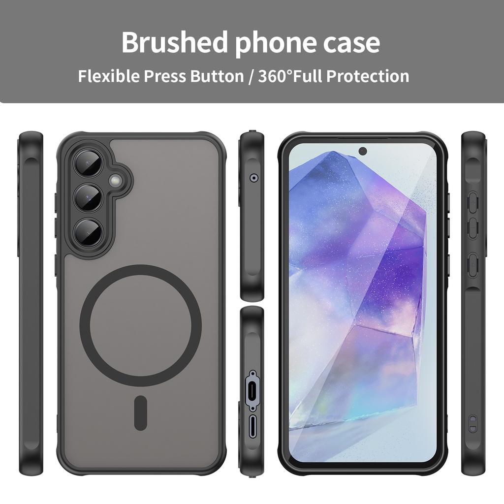 Samsung Galaxy S25 Plus Phone Case,Magnetic Shockproof Phone Case,Bumper Hybrid Cover for Samsung Galaxy S25 Plus