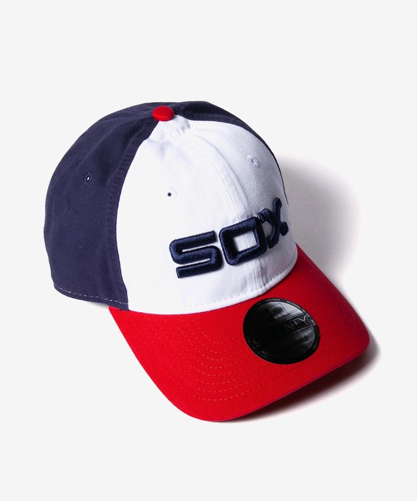 New Era 9Twenty Чикаго Уайт Сокс MLB Core Classic Белая Мульти Кепка, 60235237, (военно-морской флот) [Использовал]