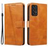 Чехол-книжка для Samsung Galaxy A53 5G, кожаный чехол для телефона с Т-образными линиями
