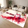 Personalized Crystal Velvet Carpet Poland Pattern Non Slip Floor Rug