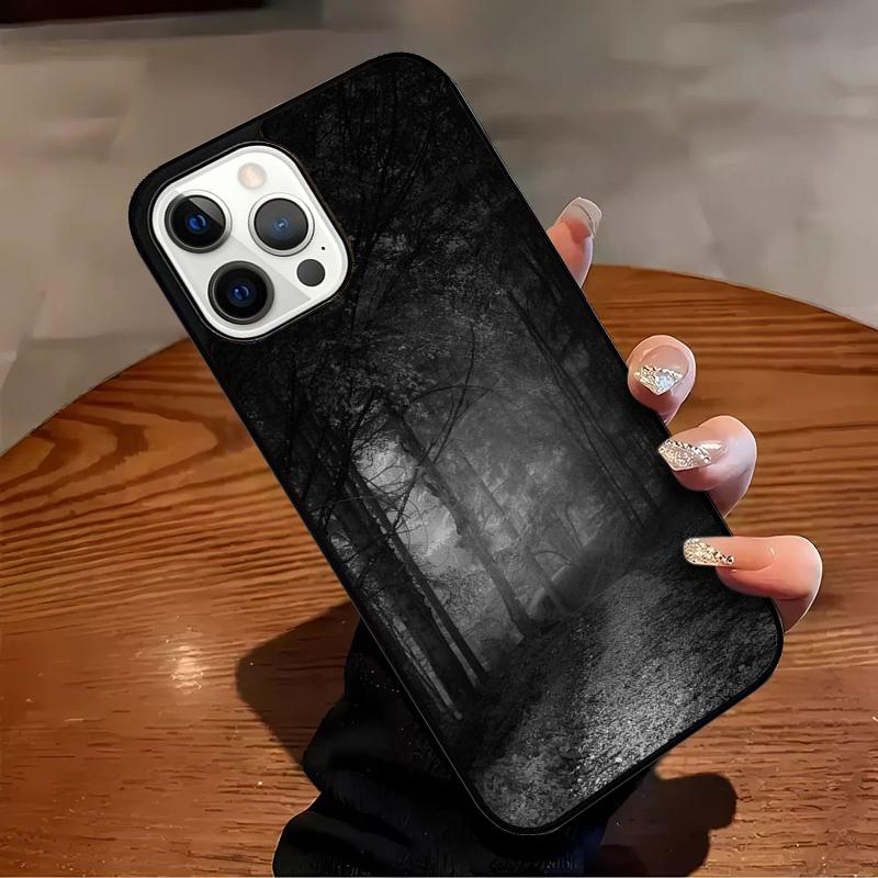 Красивый Чехол для Телефона с Изображением Лесного Дерева Природы Для iPhone 17 Air 16 15 14 13 12 11 Pro Max Max Plus Защитный Чехол
