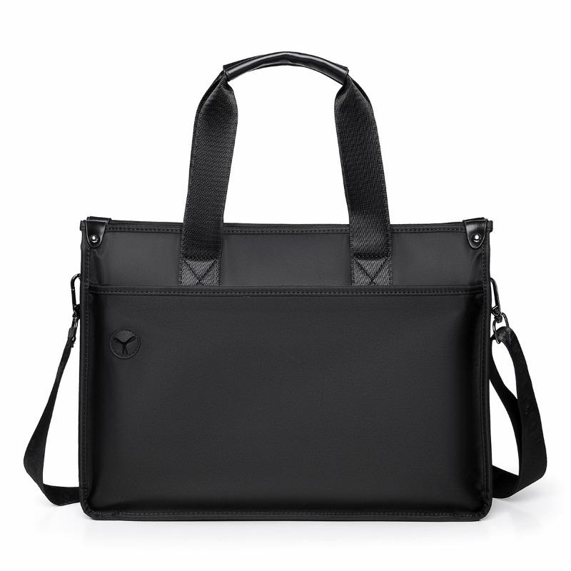 Повседневная мужская сумка Мужская сумка через плечо из ткани Оксфорд Деловая офисная сумка Большой вместимости Сумка для компьютера Повседневный портфель