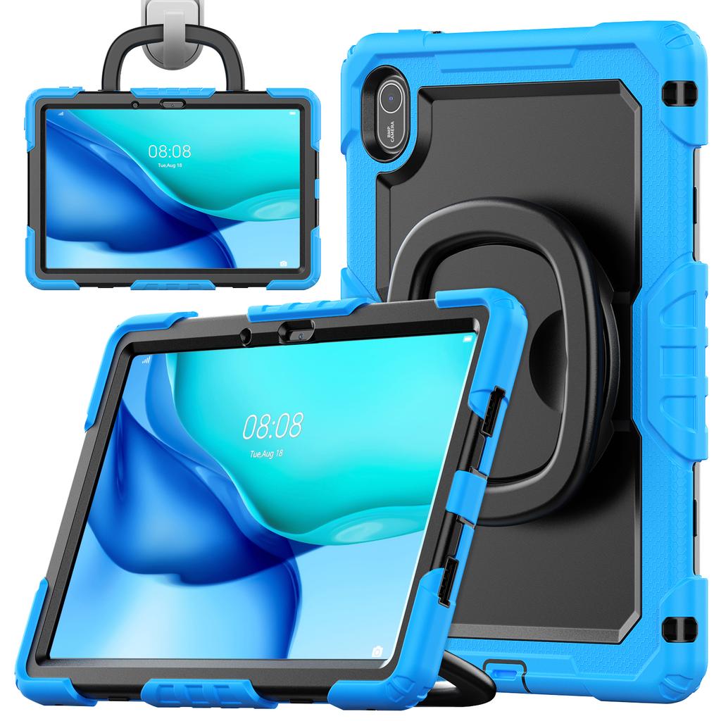 Чехол-кольцо с подставкой для Huawei MatePad SE 11, противоударный чехол для планшета из ПК + силикона