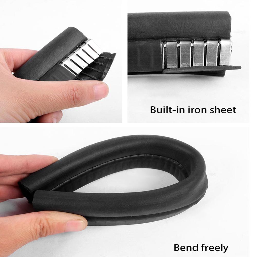 SEAMETAL Защитная полоса от царапин на кромке двери автомобиля Уплотнительная накладка Защита Кромки Наклейка на дверь автомобиля Универсальная 1/2/5 м