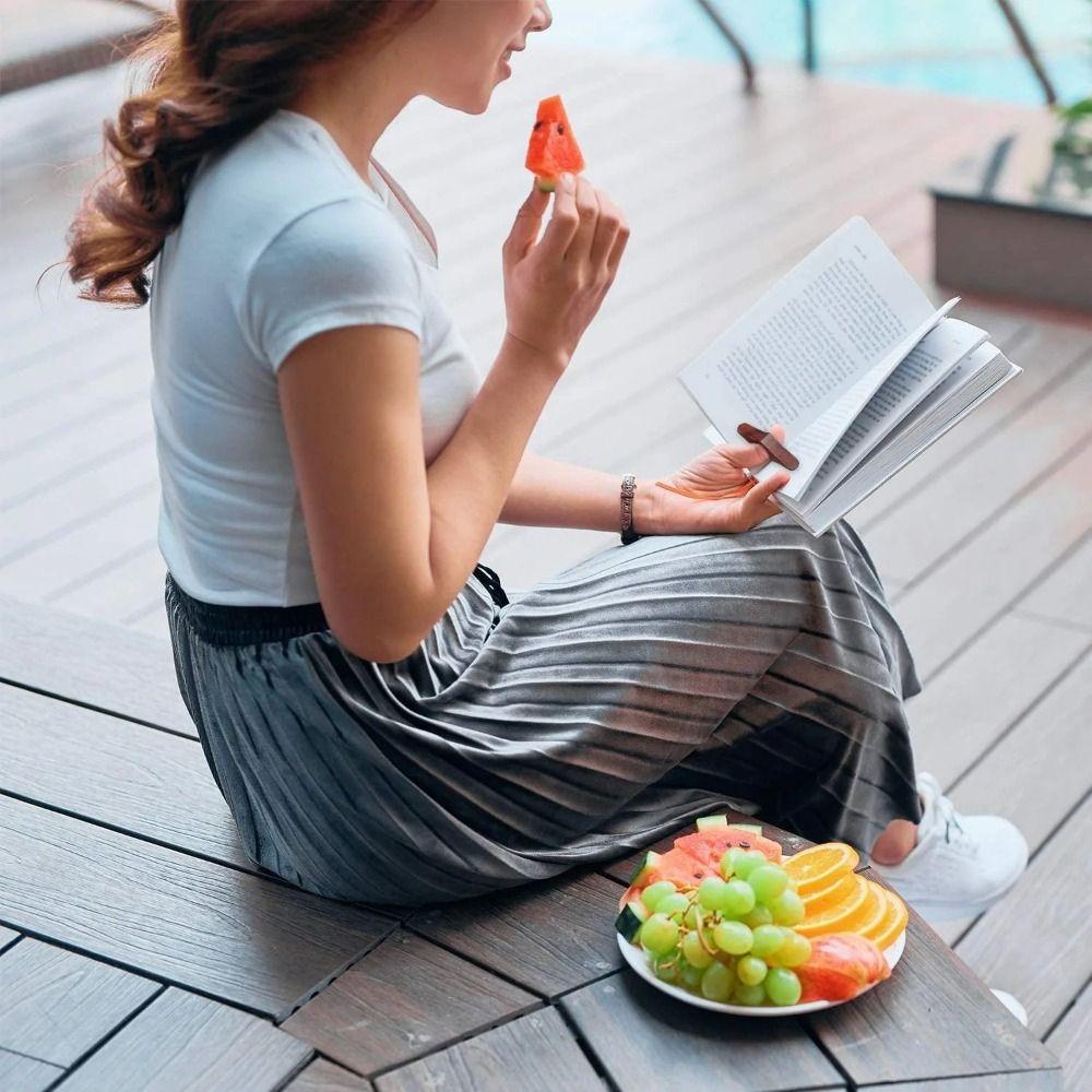 Students Book Marker Book Page Holders Wooden Bookmarks Thumb Book Holders Reading Supplies