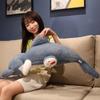Kawaii Big Eyes Shark Cat Plush Toys Stuffed Cute Cats Doll Lovely Animal Pillow Soft Cartoon Cushion Kids Christmas Gift