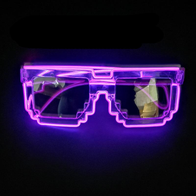 Bar Concert LED Wireless Mosaic Luminous KTV Prom Luminous Atmosphere Props Luminous Glasses