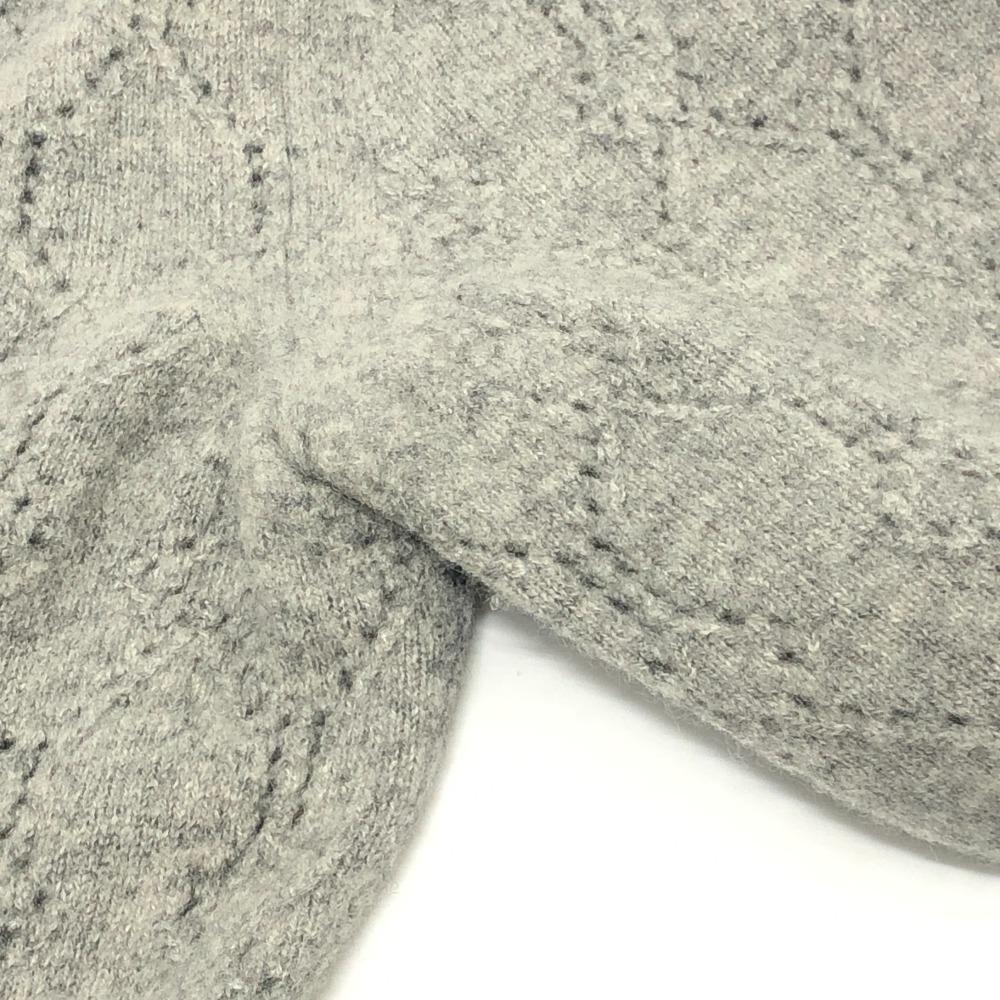 Louis Vuitton Apparel Long Sleeve V-Neck Flare Knit Dress Knit Dress